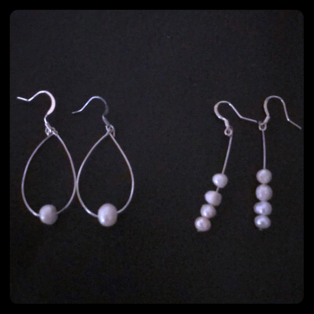 2 for $10 pearl earrings